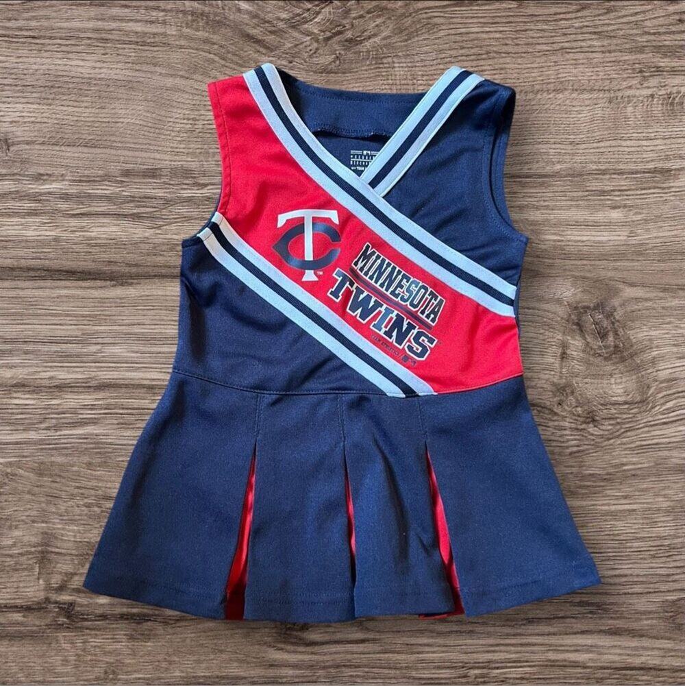 Minnesota Twins MLB Toddler Cheerleader Dress Genuine Merchandise 2T